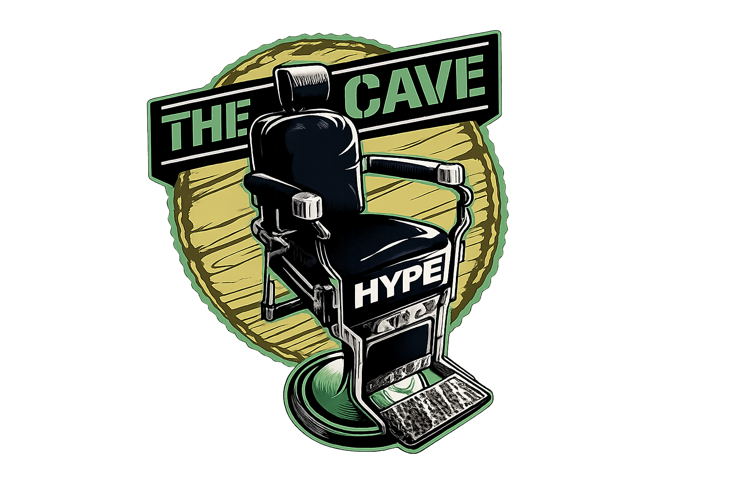 The Cave Hype Phoenix Barbershop logo